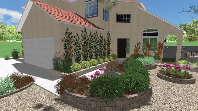 Beautiful backyard design